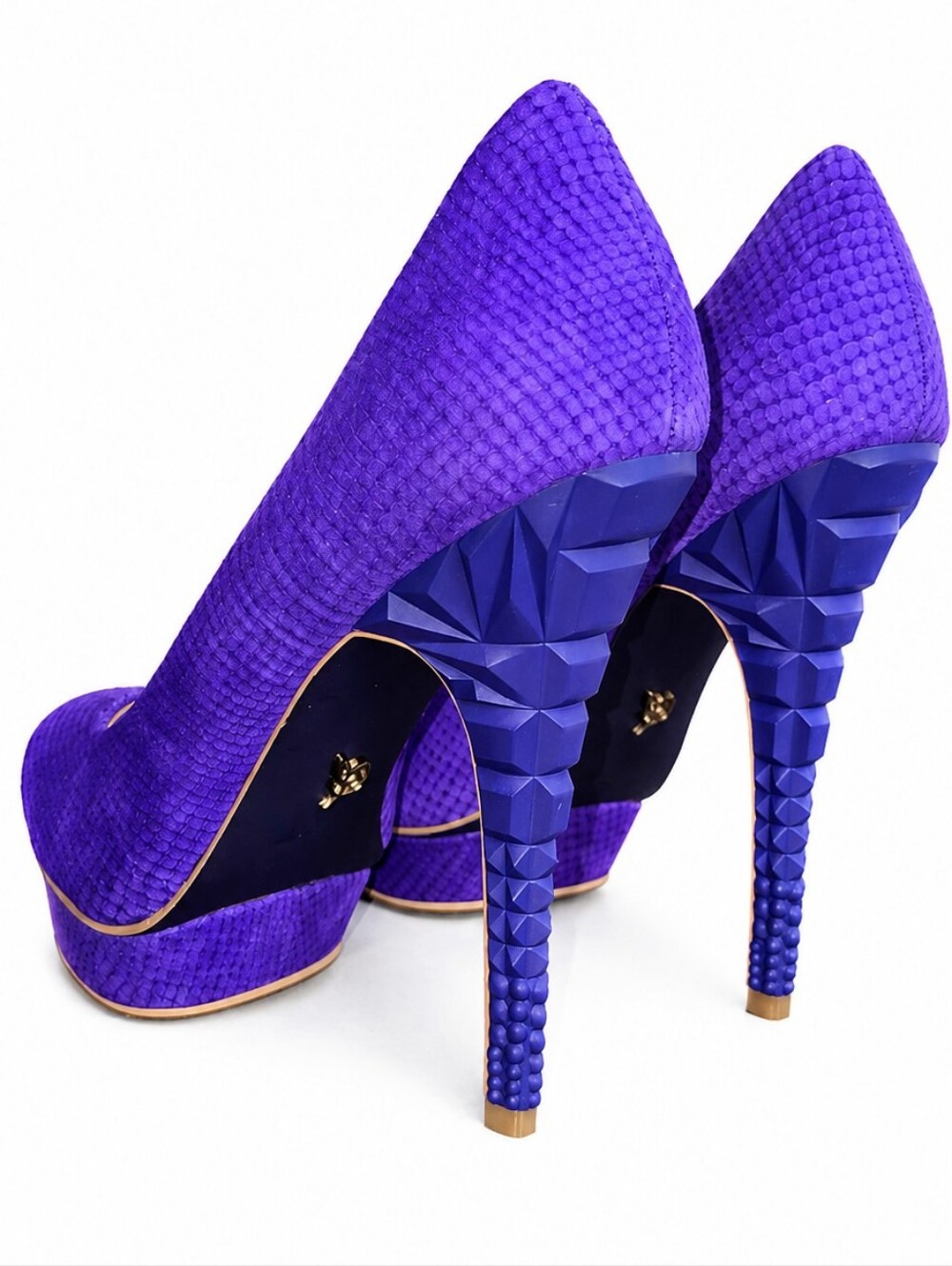 Rachel Roy Purple Textured Platform Pumps – Size 10M